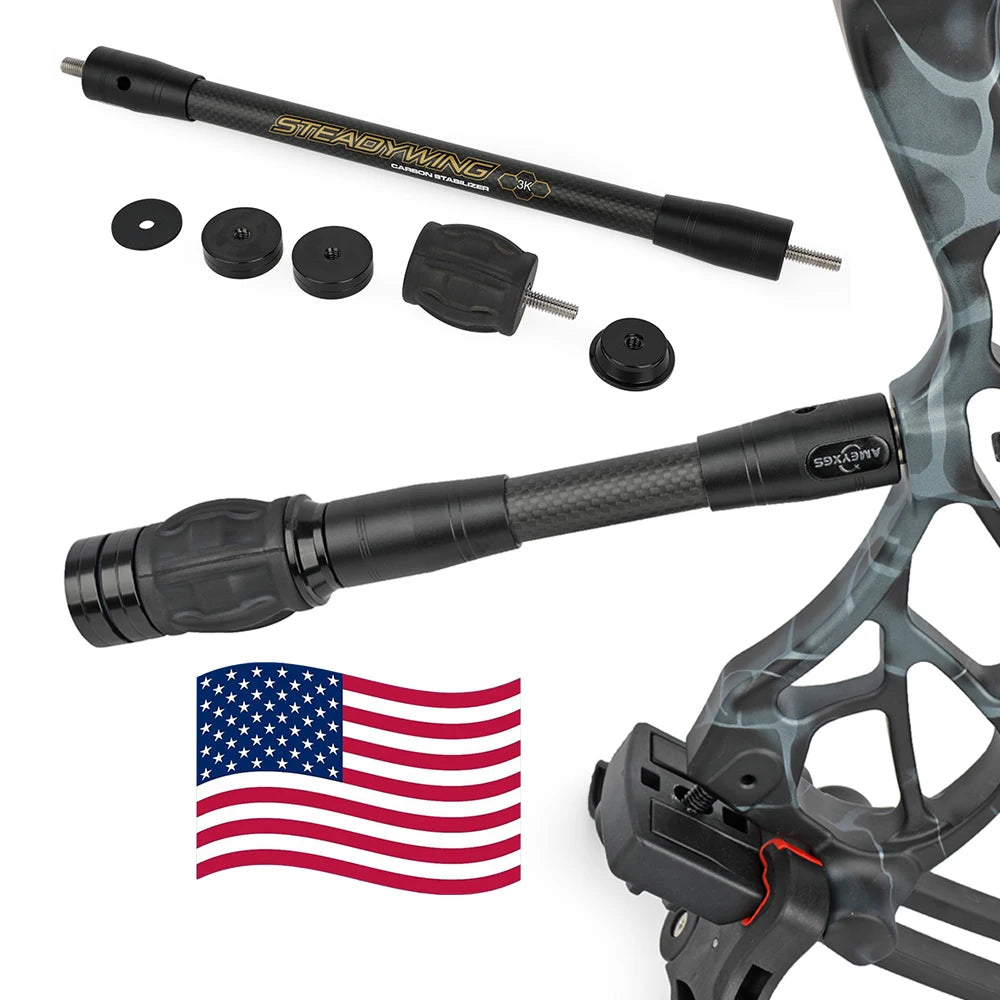 Carbon Archery Stabilizer with Advanced Shock Absorption Technology