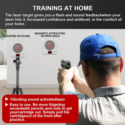 Infrared Electronic Laser Target with Scoring Sound Effects