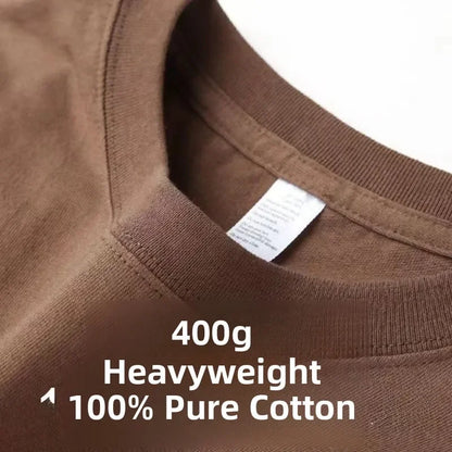 Unisex Heavyweight Pure Cotton Short Sleeve T-Shirts
