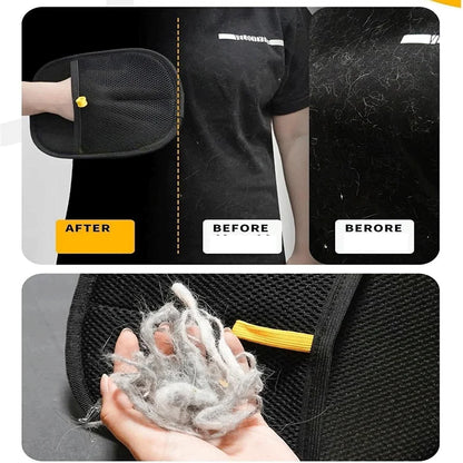 Reusable Static Removal Pet Grooming Gloves
