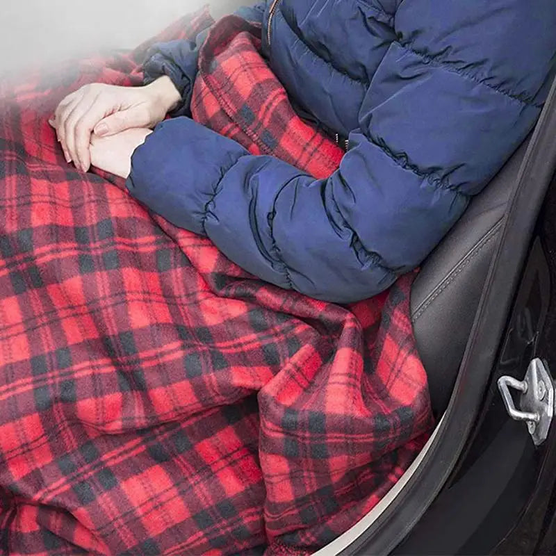 12V Electric Heated Car Throw Blanket