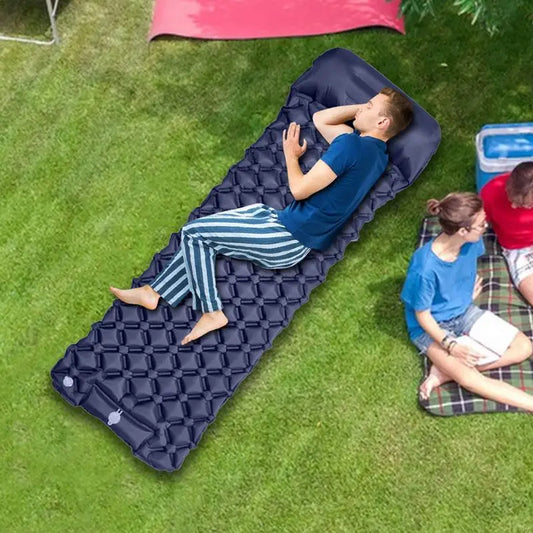 Ultralight Inflatable Camping Mattress with Built in Foot Pump