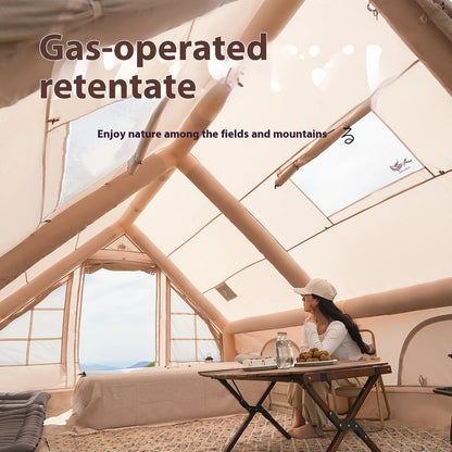 4/6/8 Person Inflatable Tent with Stove Plug