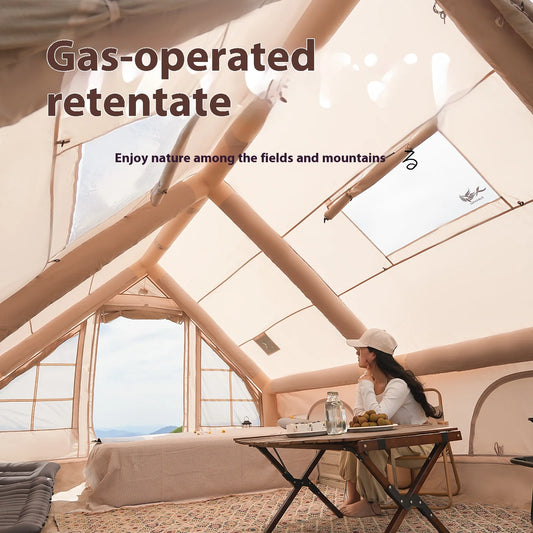 4/6/8 Person Inflatable Tent with Stove Plug