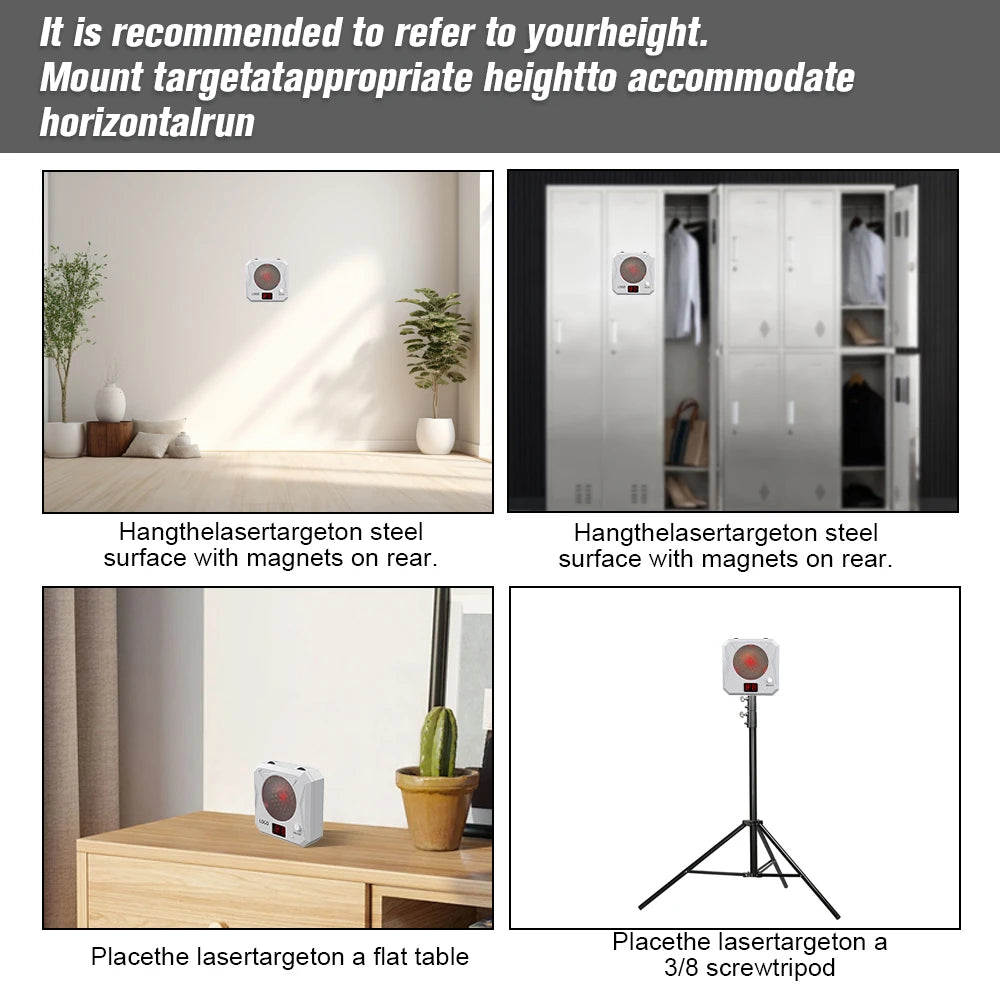 Infrared Electronic Laser Target with Scoring Sound Effects