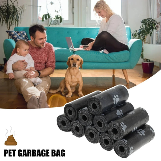 Durable Pet Poop Bag Rolls for Outdoor Cleaning