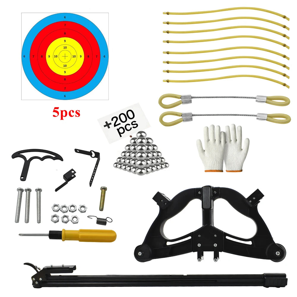Professional High Powered Steel Ball Slingshot Bow