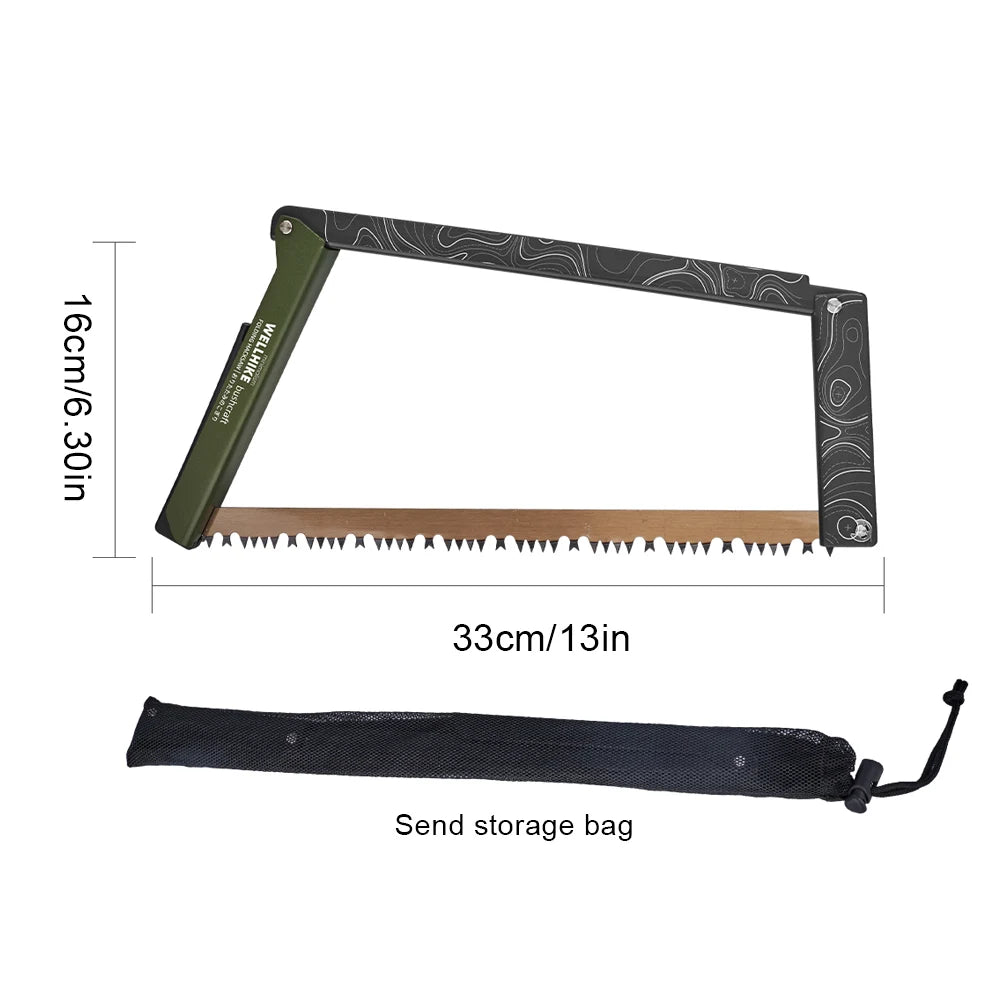 Folding Aluminum Alloy Multifunctional Handsaw for the Outdoors