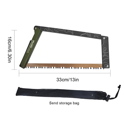 Folding Aluminum Alloy Multifunctional Handsaw for the Outdoors