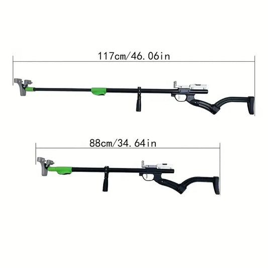 Reversible stainless steel slingshot - Ergonomic handle design