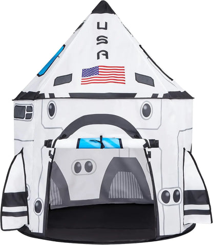 3-Piece Play Rocket Ship Tent for Kids