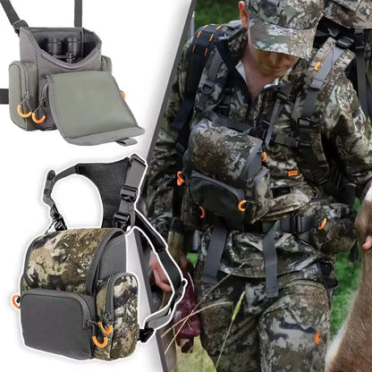 Waterproof Binocular Harness Chest Pack with Rangefinder & Pouch