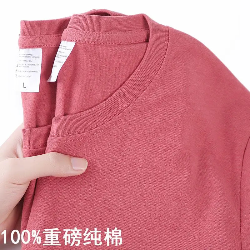 100% Cotton Unisex Solid Color T Shirts
