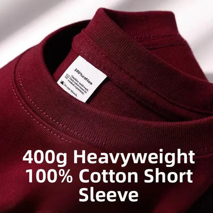 Unisex Heavyweight Pure Cotton Short Sleeve T-Shirts