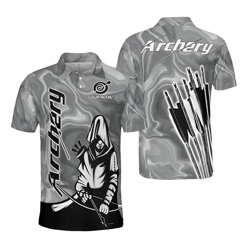 Male Casual Archery Polo Shirt
