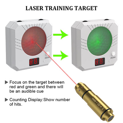 Infrared Electronic Laser Target with Scoring Sound Effects