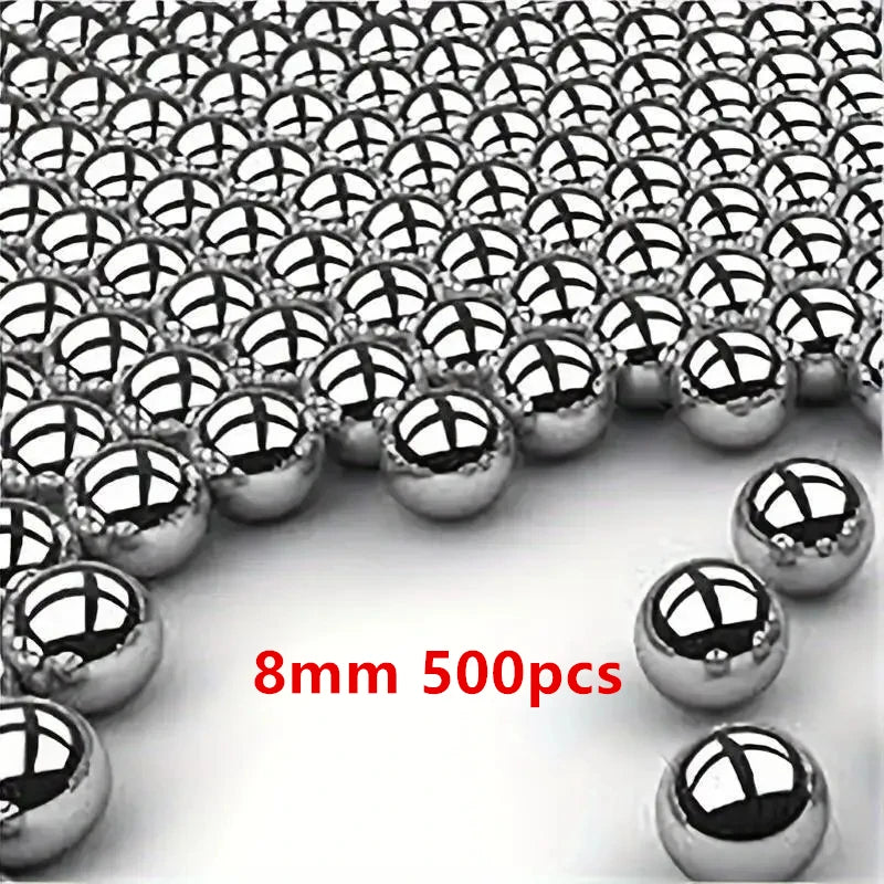 500pcs 6/8mm Slingshot High Carbon Steel Ball Ammo