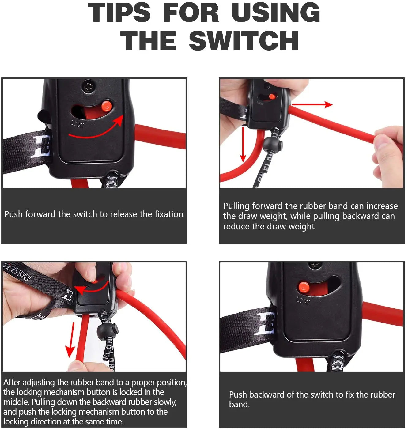 Ambidextrous Portable Archery 9-19lbs Bow Training Band