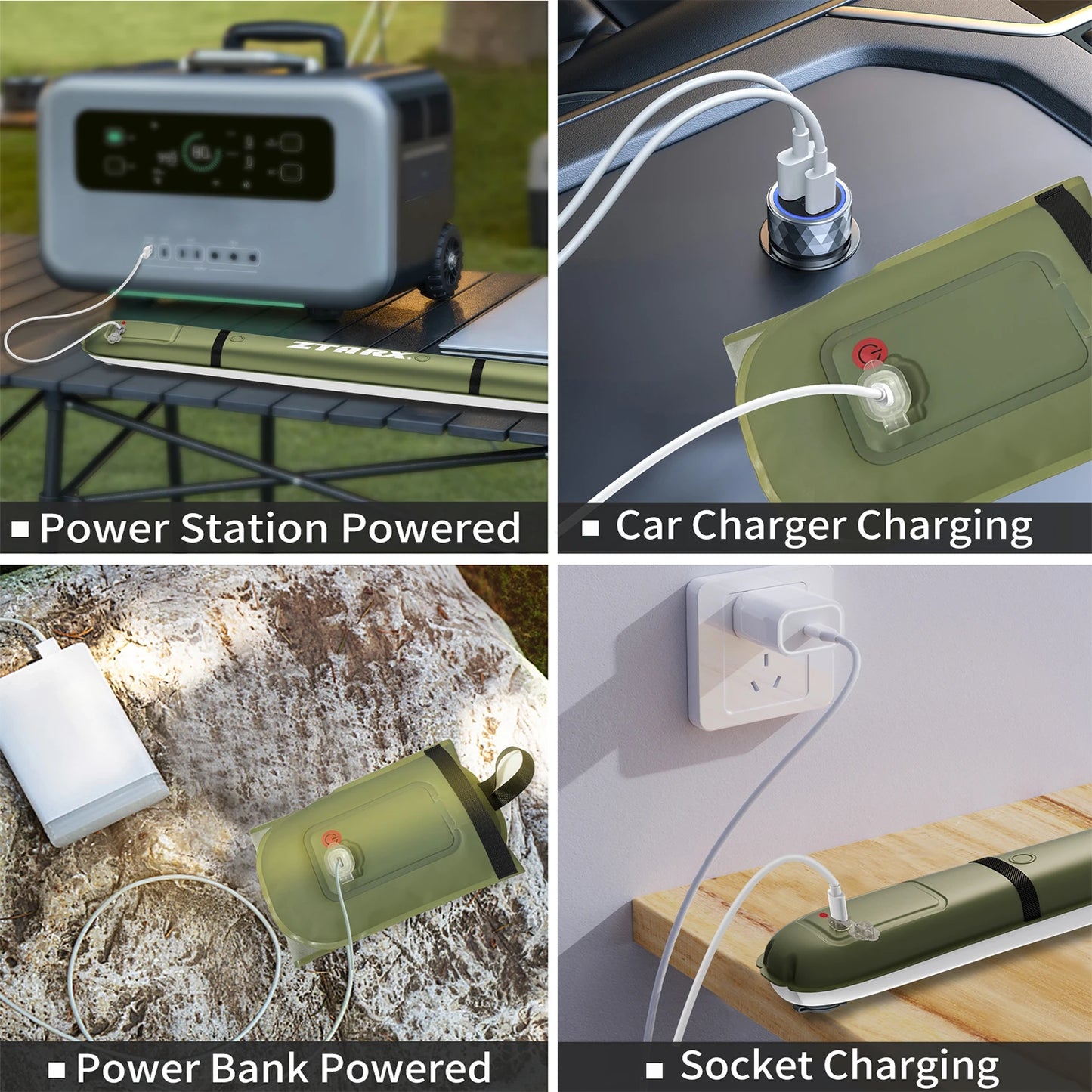 SELORSS Rechargeable Portable Waterproof Camp Light