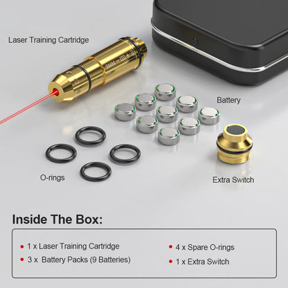 9mm Red Laser Dry Fire Training Cartridge