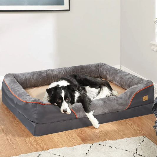 Waterproof Jumbo Orthopedic Memory-Foam Pet Sofa Couch