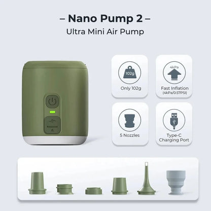 WESTTUNE Waterproof Tiny Air Pump Lantern with Magnetic Design