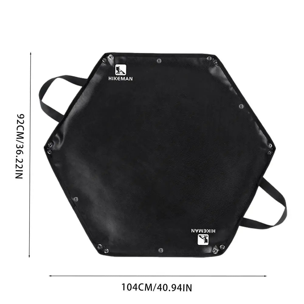 Flame-Retardant Fireproof Rug for Camping and Fireplaces