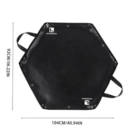 Flame-Retardant Fireproof Rug for Camping and Fireplaces