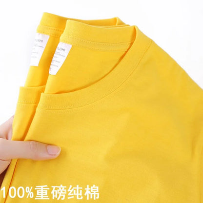 100% Cotton Unisex Solid Color T Shirts