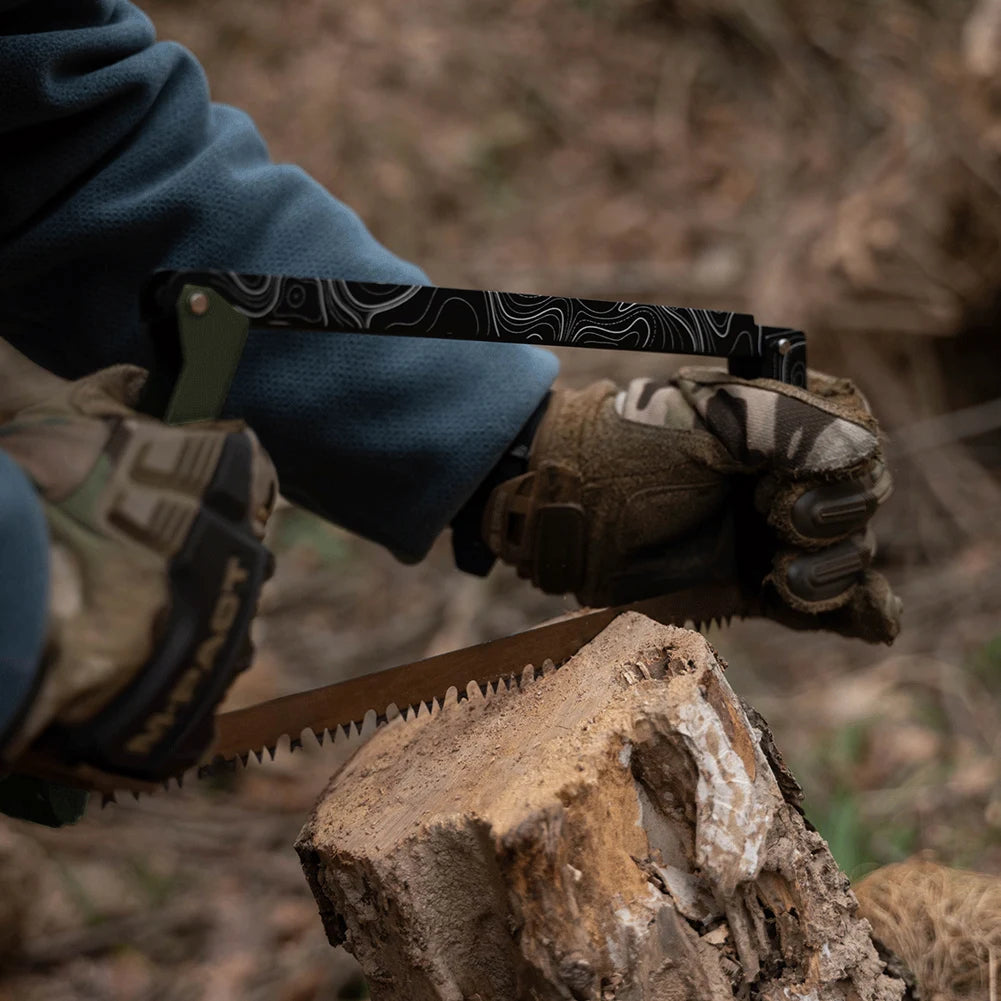 Folding Aluminum Alloy Multifunctional Handsaw for the Outdoors