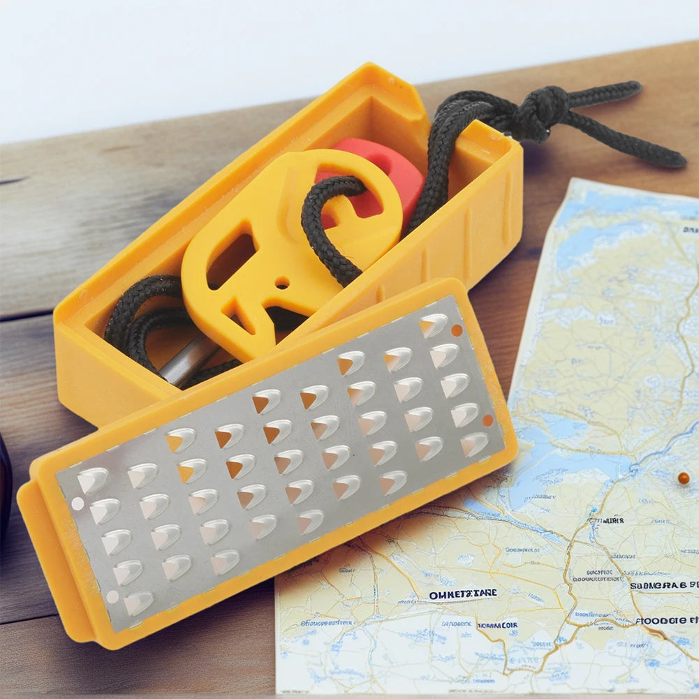 Compact Tinder Maker Tool with Fire Starter