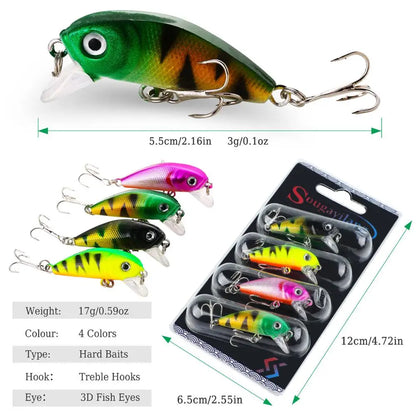Sougayilang Wobbler Fishing Lures for Sea Carp