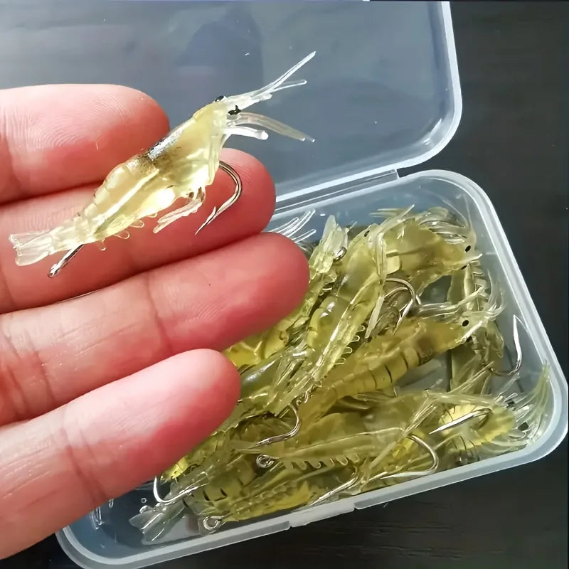Luminous Soft Shrimp Lure Sets by Goture
