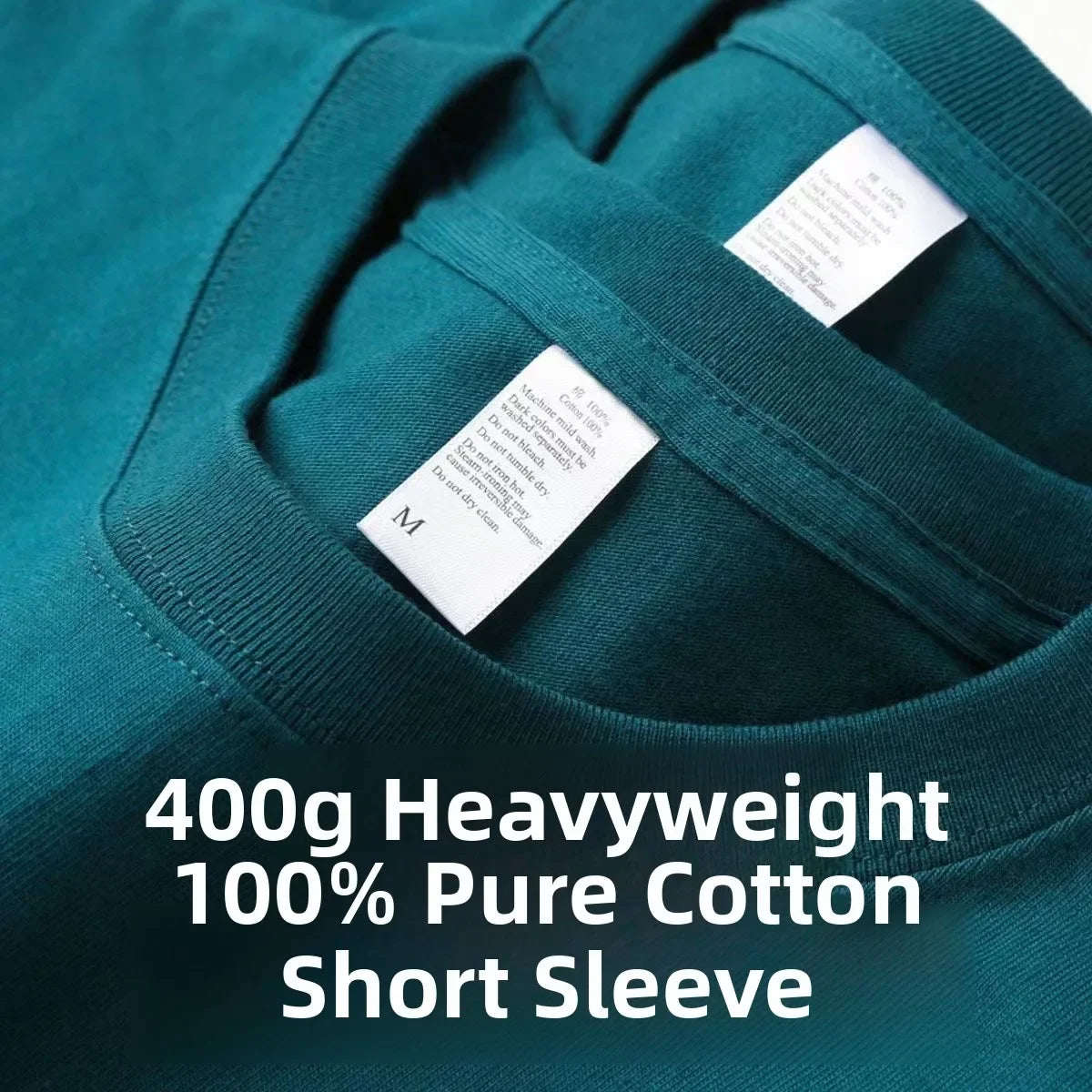 Unisex Heavyweight Pure Cotton Short Sleeve T-Shirts