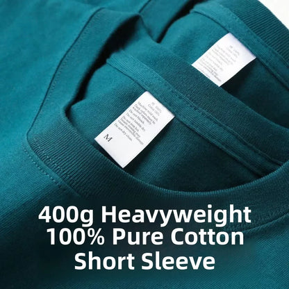 Unisex Heavyweight Pure Cotton Short Sleeve T-Shirts