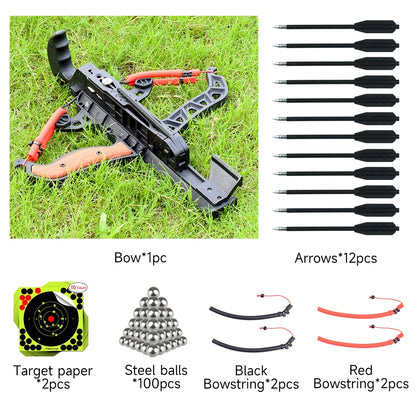 7-shot Archery and Steel Ball Dual-purpose Elastic Compound Bow
