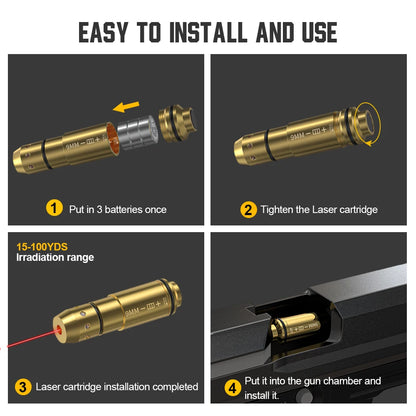 9mm Red Laser Dry Fire Training Cartridge