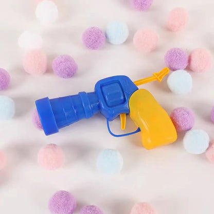 Cat Mini Pompoms Interactive Plush Ball Launcher