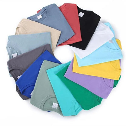 100% Cotton Unisex Solid Color T Shirts