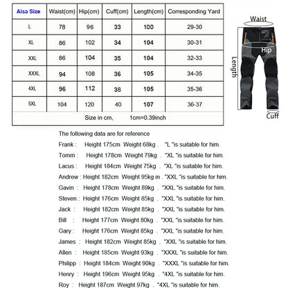 Summer Breathable Ultra-Thin Men's Cargo Hiking Pants