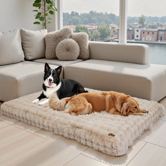 Ultra Plush Washable Dog Bed and Crate Cushion