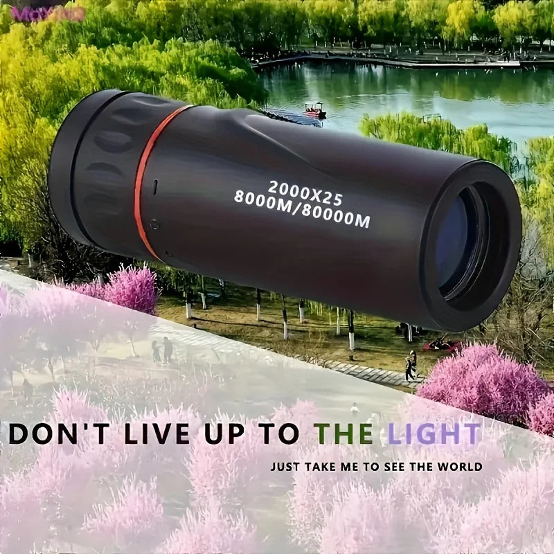 2000X25 HD Telescope Compact and Portable Monocular