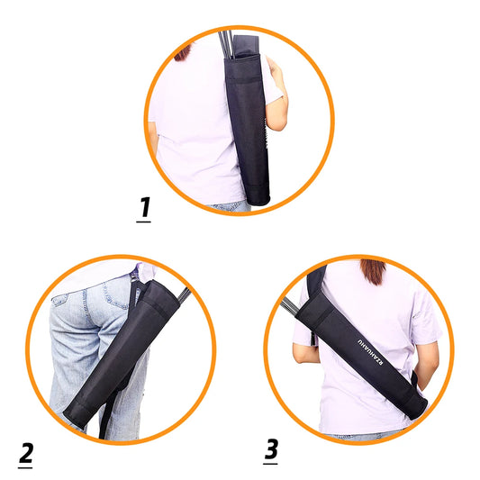 Adjustable Archery Back Quiver for Target Practice
