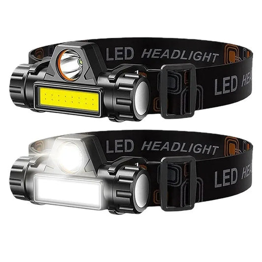 Super Bright Magnetic Waterproof Rechargeable Head Torch