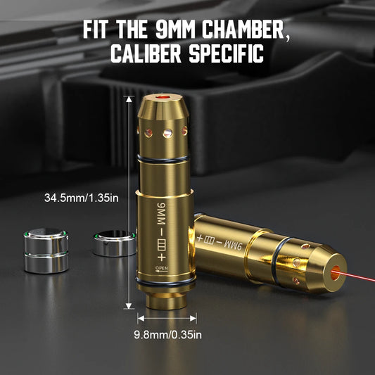 9mm Red Laser Dry Fire Training Cartridge