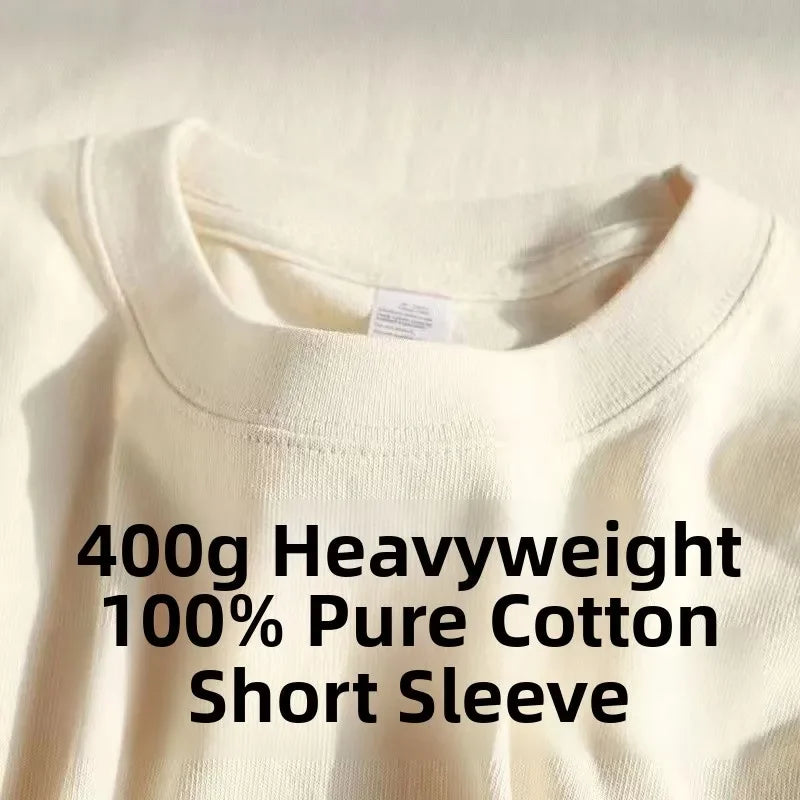 Unisex Heavyweight Pure Cotton Short Sleeve T-Shirts