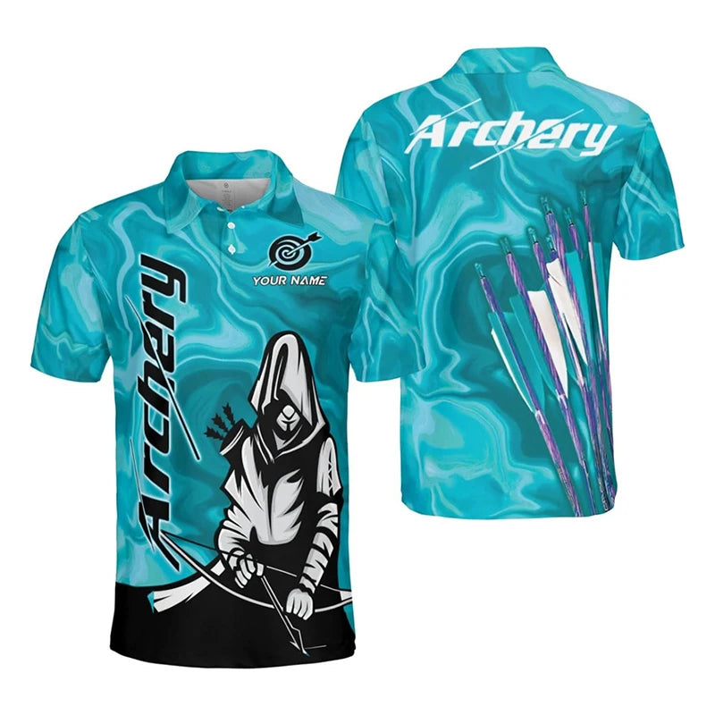 Male Casual Archery Polo Shirt