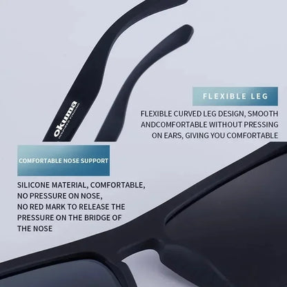 Okuma Polarized Unisex UV400 Outdoor Sunglasses with Case