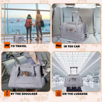 Soft-Sided Mesh Breathable Pet Transport Bag