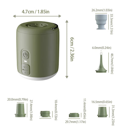 WESTTUNE Waterproof Tiny Air Pump Lantern with Magnetic Design